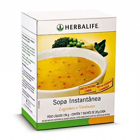 Sopa Instantânea Herbalife - Legumes e Verduras